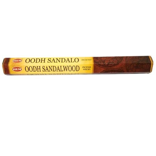 HEM Oodh Sandalwood Incense 20 Sticks to relaxation, conducts spiritual practices and helps restore aura - Shop Cosmic Healing