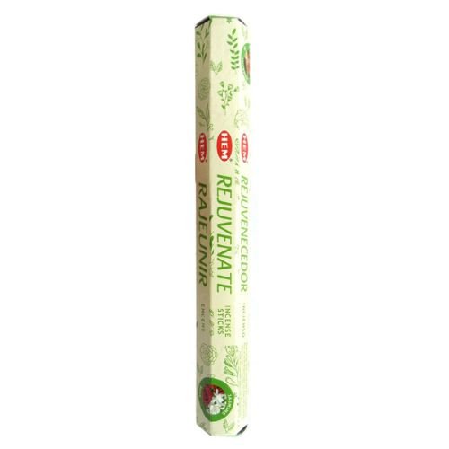 HEM Rejuvenate Incense 20 Sticks (Incienso Rejuvenecedor) for meditation, invigorates both your body and mind, uplifts your mood, de - stresses - Shop Cosmic Healing