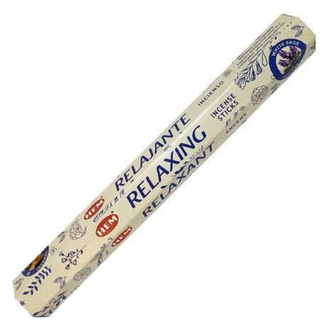 HEM Relaxing Incense 20 Sticks (Incienso Relajante) for meditation, invigorates both your body and mind, uplifts your mood, de - stresses - Shop Cosmic Healing