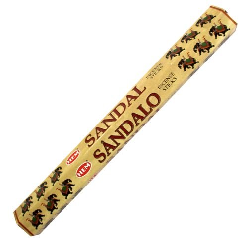 HEM Sandal Incense 20 Stickso stimulate the 7th chakra, improves self - love, confidence, trust - Shop Cosmic Healing