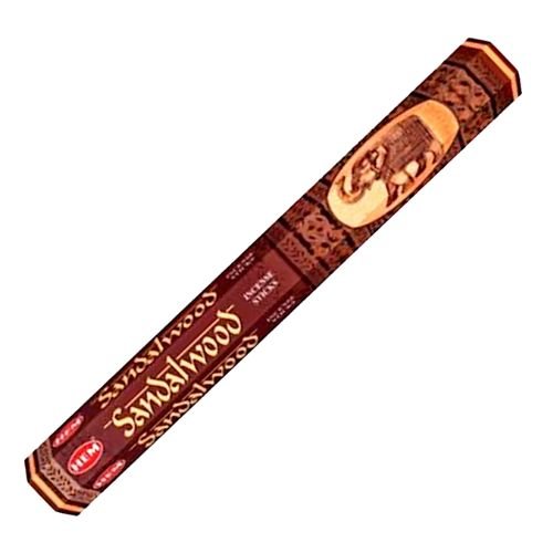 HEM Sandalwood Incense 20 Sticks to induce meditative state, stimulate healing, reduce depression - Shop Cosmic Healing