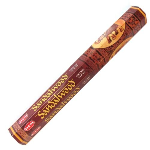 HEM Sandalwood Incense 20 Sticks to induce meditative state, stimulate healing, reduce depression - Shop Cosmic Healing
