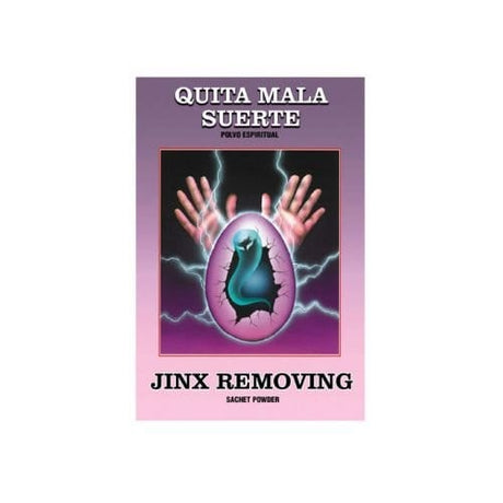 Indio Jinx Removing (Quita Mala Suerte Polvo) Sachet Powder 1/2oz to remove hexes, nullify jinxes and repel harm