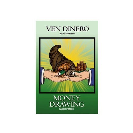 Indio Money Drawing (Ven Dinero Polvo Espiritual) Sachet 1/2oz to attract more money