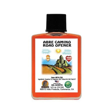 Indio Road Opener Fragrance Oil 1/2 oz (Aceite Abre Camino) to attract clients and make your business successful, bring fortune - Shop Cosmic Healing