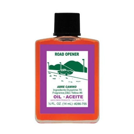 Indio Road Opener Oil 1/2 oz(Aceite Abre Camino) to attract clients and make your business successful, bring fortune - Shop Cosmic Healing