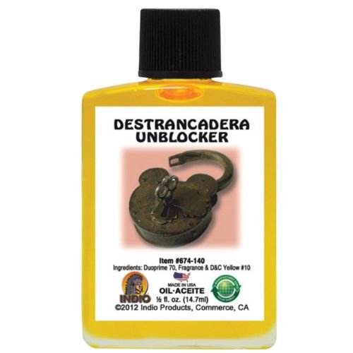Indio Unblocker Fragranced Oil 1/2 oz (Aciete Destrancadera) to clear the path to happiness - Shop Cosmic Healing