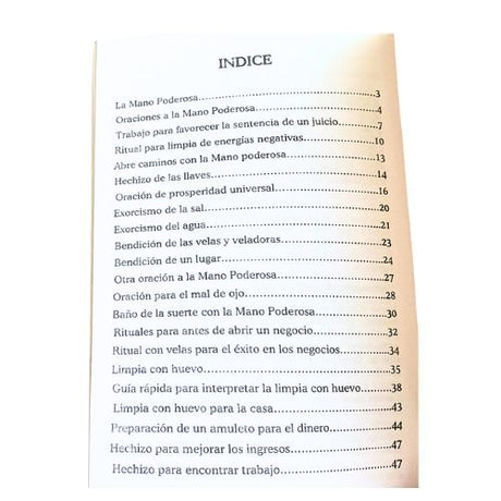 Libro La Mano Poderosa (AIGAM) - Shop Cosmic Healing