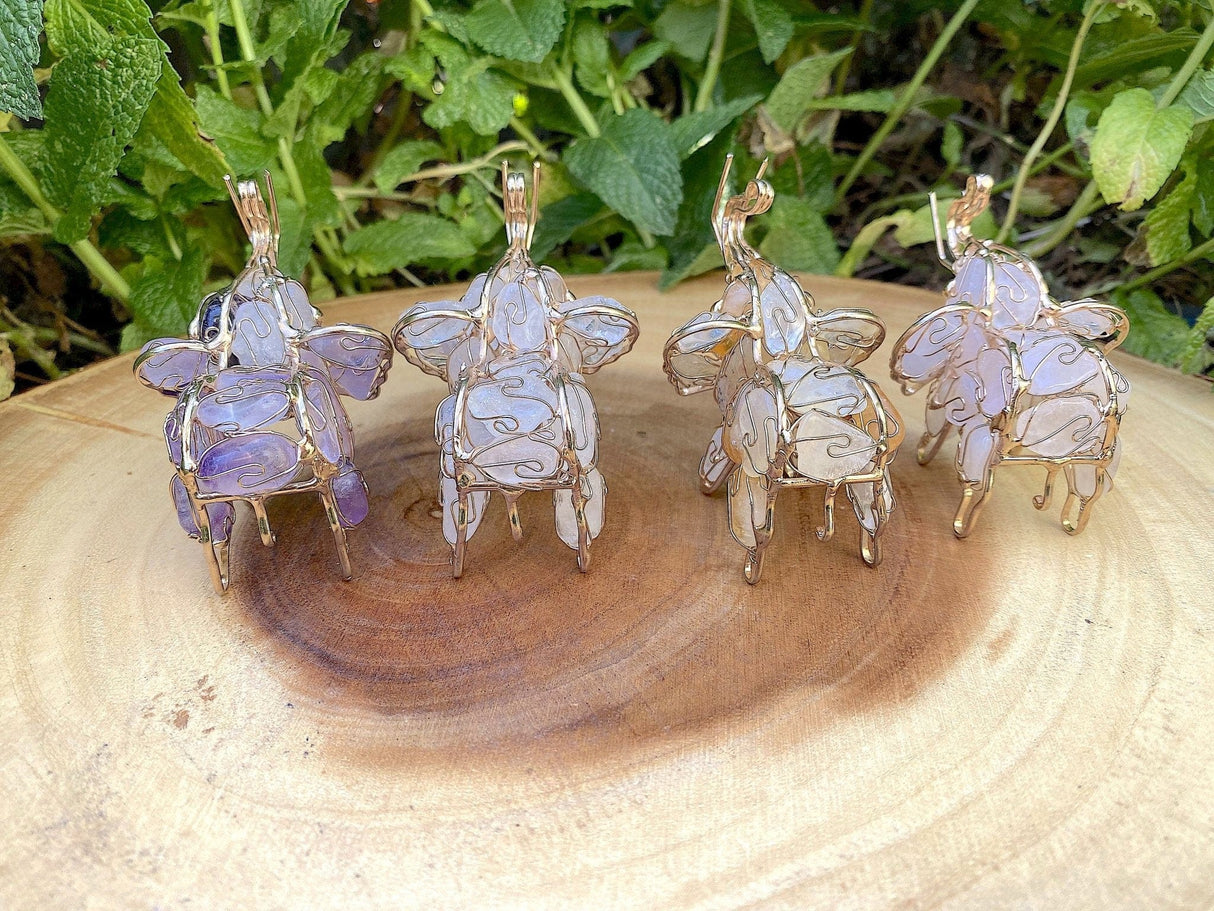 Lucky Elephant Hand Wired Crystal - Shop Cosmic Healing