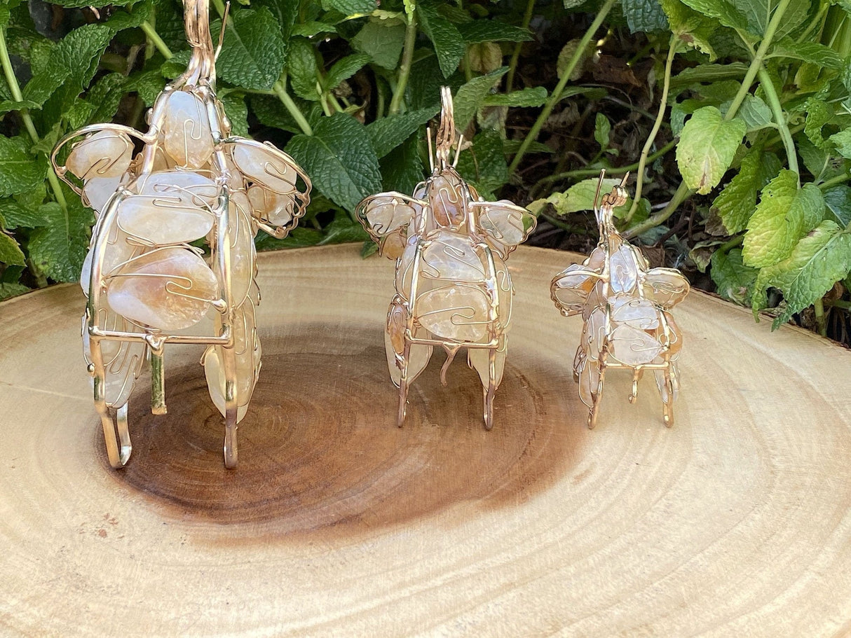 Lucky Elephant Hand Wired Crystal - Shop Cosmic Healing