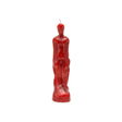 8" red candle with man/male figure to attract love, happiness, courage, strength, and protection