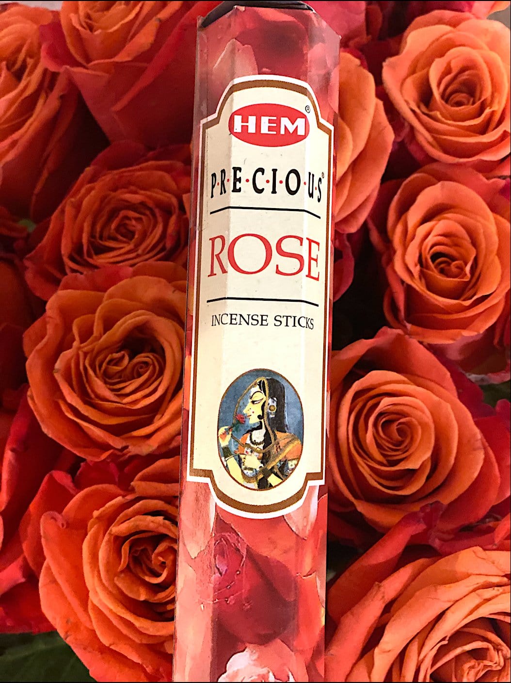 Hem precious rose incense - 20 sticks (incienso de rosa)