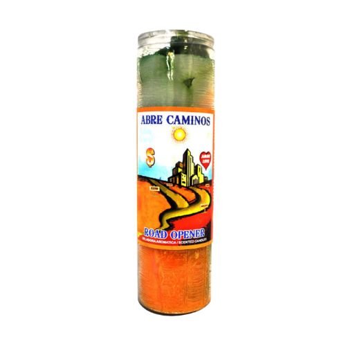 Road Opener Candle - Cocktail (Veladora Abre Camino Tres Colores):Open Pathway Success & Clear Away Obstacles (Copy) - Shop Cosmic Healing