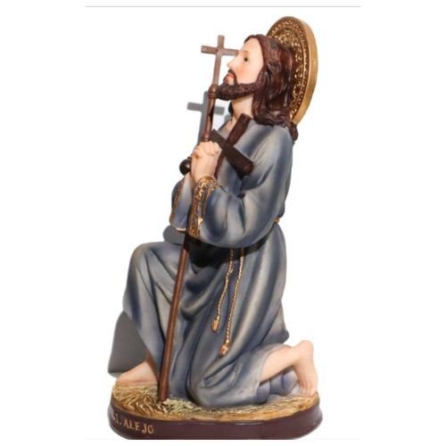 Saint Alex Statue (Estatua de San Alejo) 12” - Symbol of Faith & Strength - Shop Cosmic Healing