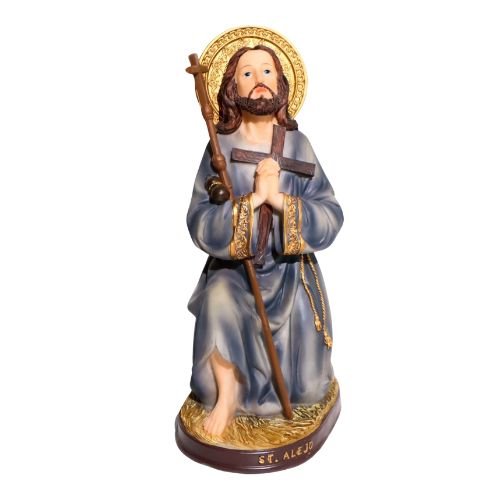 Saint Alex Statue (Estatua de San Alejo) 12” - Symbol of Faith & Strength - Shop Cosmic Healing