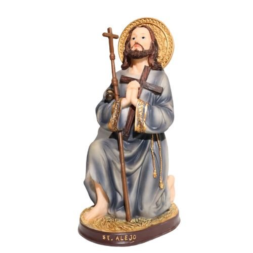 Saint Alex Statue (Estatua de San Alejo) 12” - Symbol of Faith & Strength - Shop Cosmic Healing