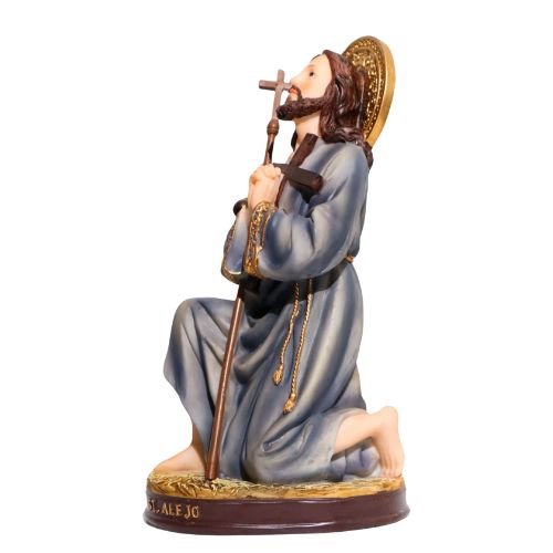 Saint Alex Statue (Estatua de San Alejo) 12” - Symbol of Faith & Strength - Shop Cosmic Healing