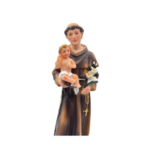 Saint Anthony of Padua Child Jesus Closed Bible (Estatua de San Antonio) 8” - faith, purity, and divine protection - Shop Cosmic Healing
