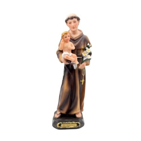 Saint Anthony of Padua Child Jesus Closed Bible (Estatua de San Antonio) 8” - faith, purity, and divine protection - Shop Cosmic Healing