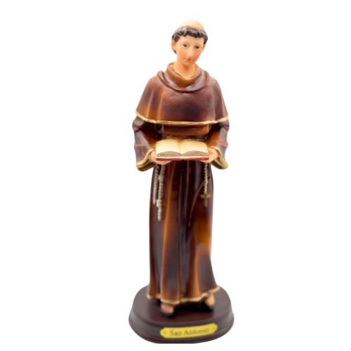 Saint Anthony of Padua Child Jesus Open Bible (Estatua de San Antonio) 8” - faith, purity, and divine protection - Shop Cosmic Healing