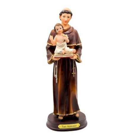 Saint Anthony of Padua Child Jesus Open Bible (Estatua de San Antonio) 8” - faith, purity, and divine protection - Shop Cosmic Healing