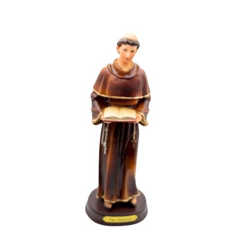 Saint Anthony of Padua Child Jesus Open Bible (Estatua de San Antonio) 8” - faith, purity, and divine protection - Shop Cosmic Healing