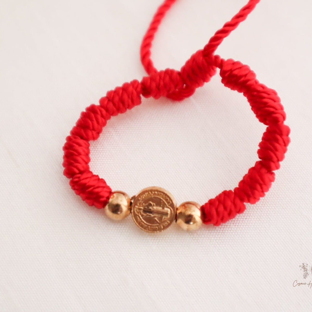 Saint Benedict Knotted Bracelet- Colombian Thread – Shop Cosmic 