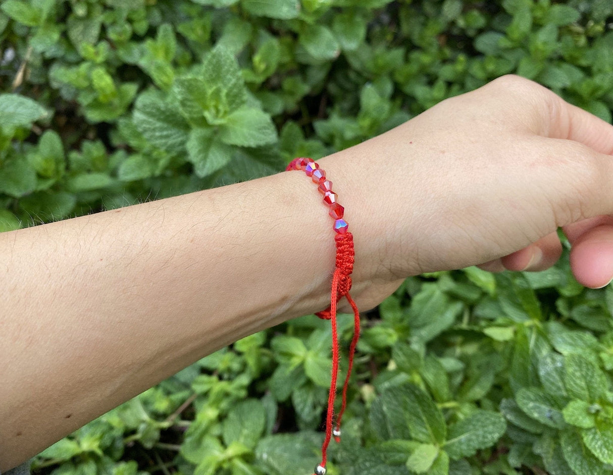 Saint Benedict Medal Protection Bracelet with Rhinestone - Shop Cosmic Healing