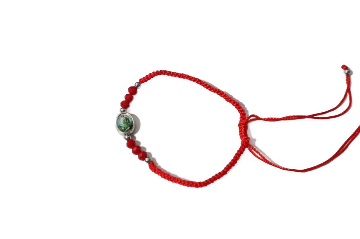 Saint Jude Red String Bracelet- Children's - Shop Cosmic Healing