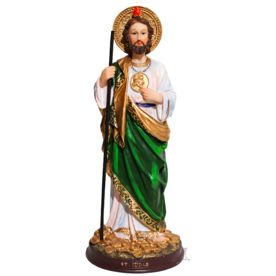 Saint Jude (San Judas) The Apostle 12" Statue for Money Protection