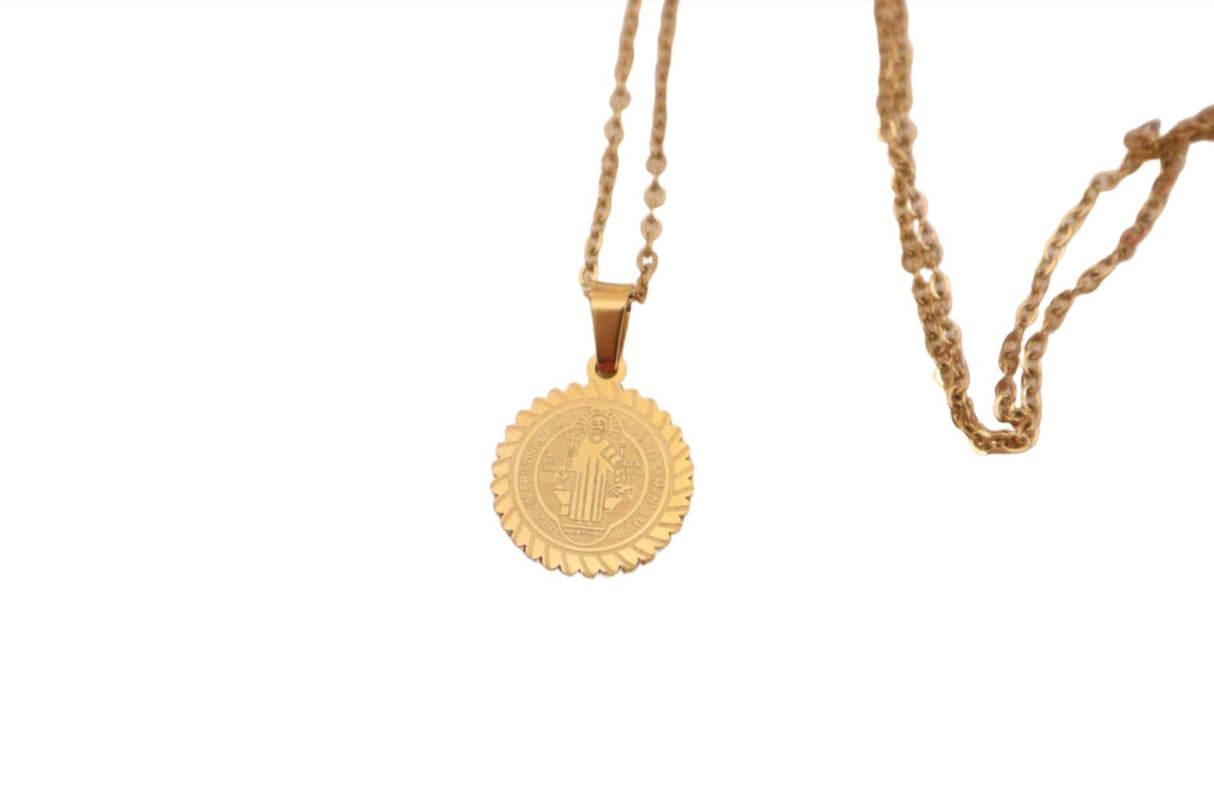 San Benito Medallion Necklace- Unisex - Shop Cosmic Healing