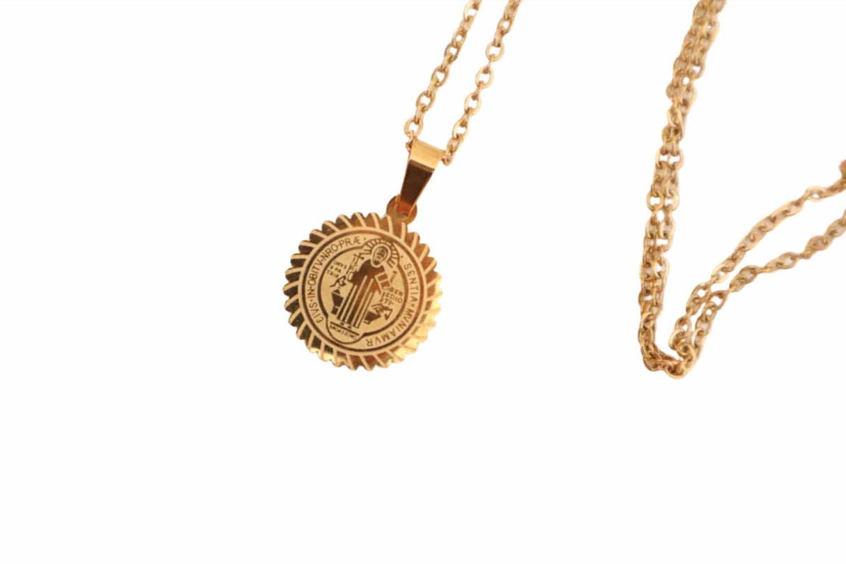 San Benito Medallion Necklace- Unisex - Shop Cosmic Healing