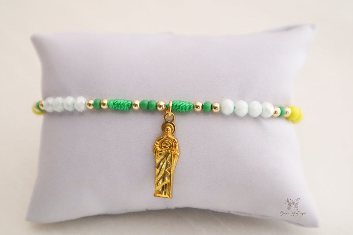San Judas Good Fortune Protection Bracelet - Shop Cosmic Healing