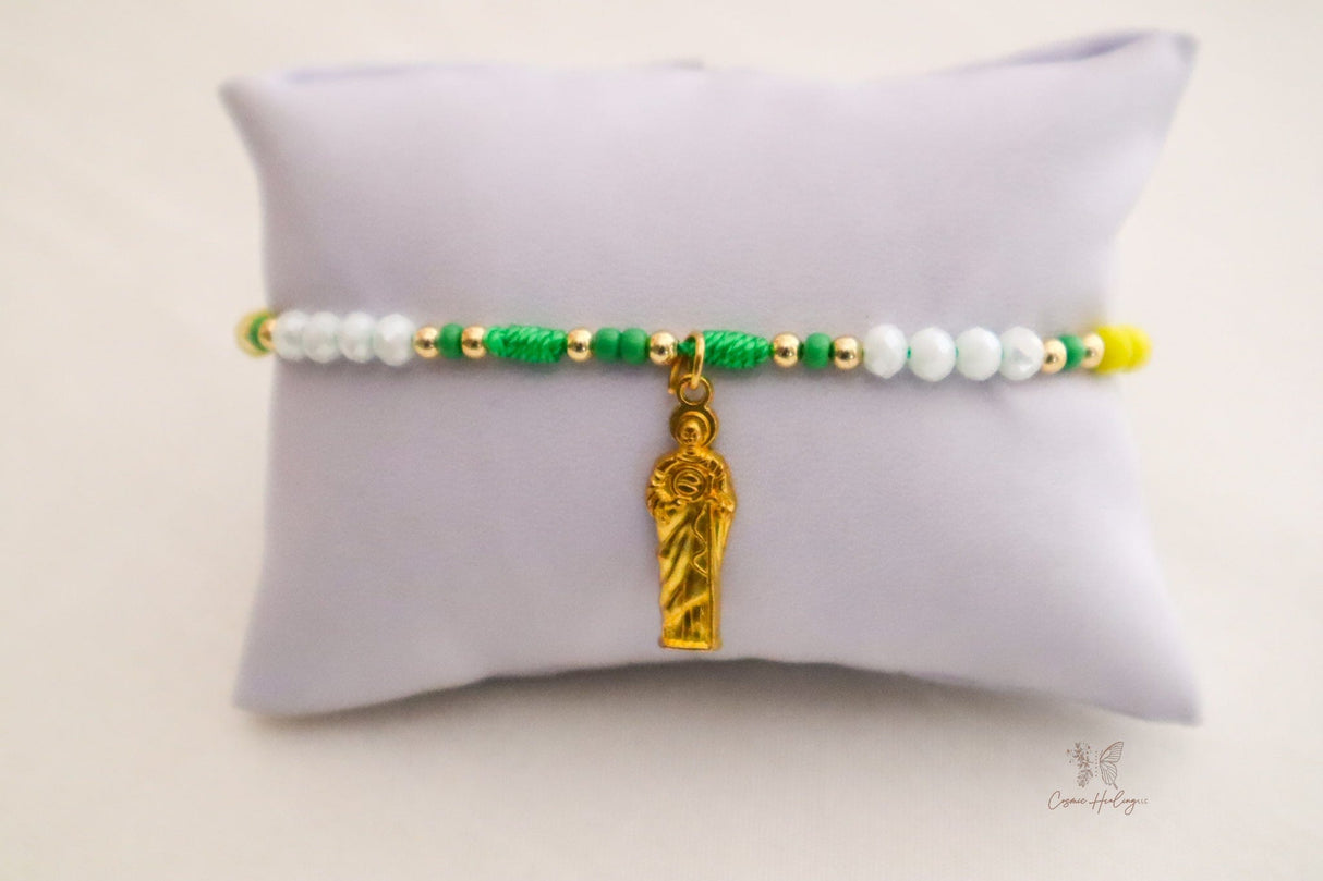 San Judas Good Fortune Protection Bracelet - Shop Cosmic Healing
