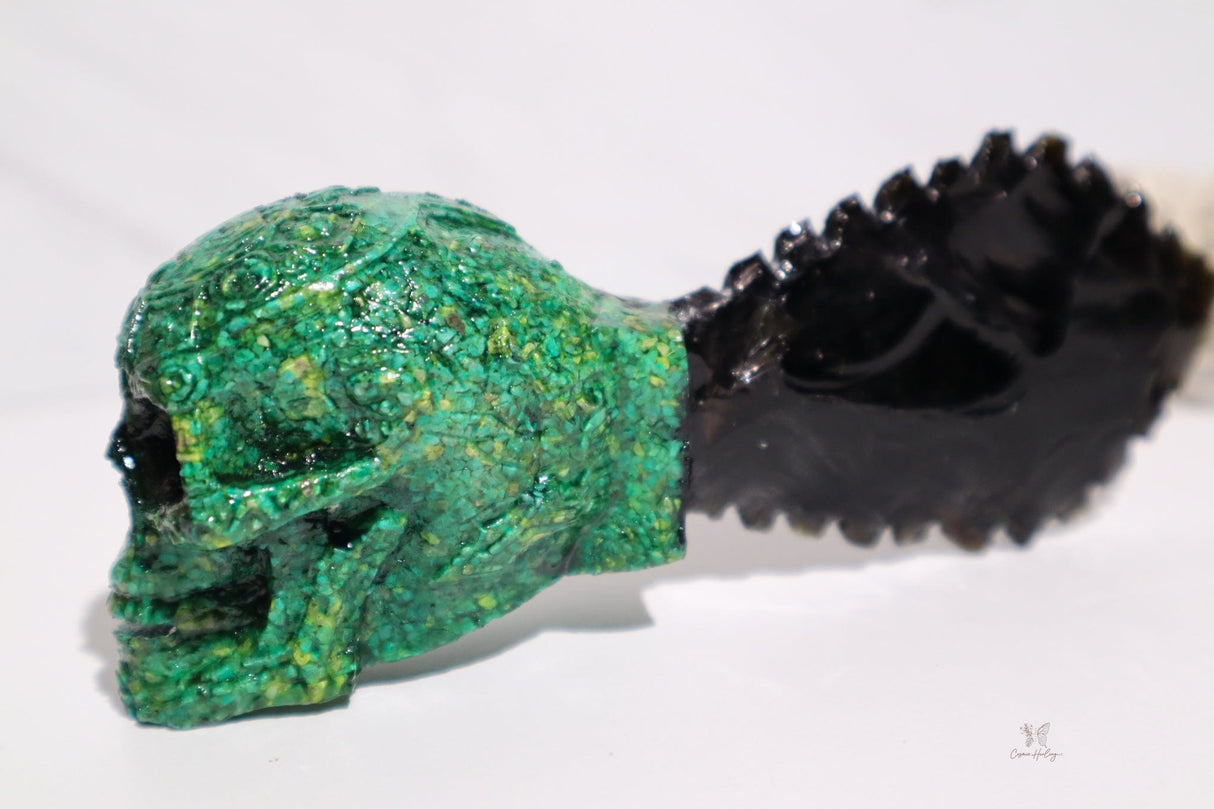 Skull Ceremonial Dagger with Aztec Almanac - Shop Cosmic Healing