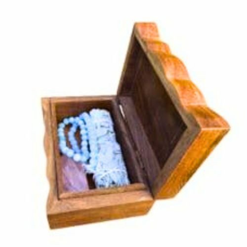 Tree of Life Wooden Box 4x6" - Shop Cosmic Healing