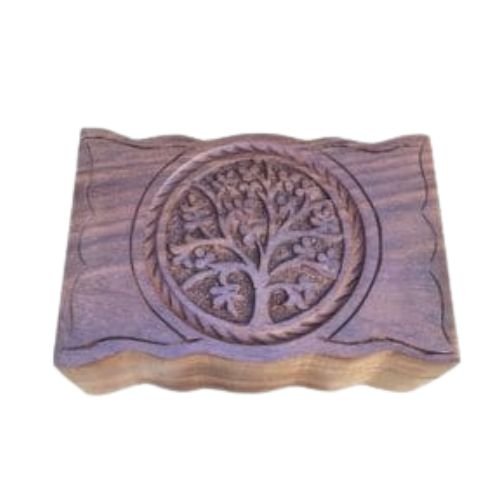 Tree of Life Wooden Box 4x6" - Shop Cosmic Healing