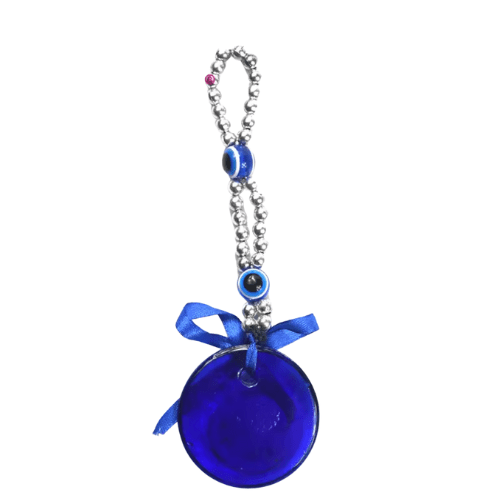 Turkish Blue Evil Eye With Ribbon Bow - Shop Cosmic Healing