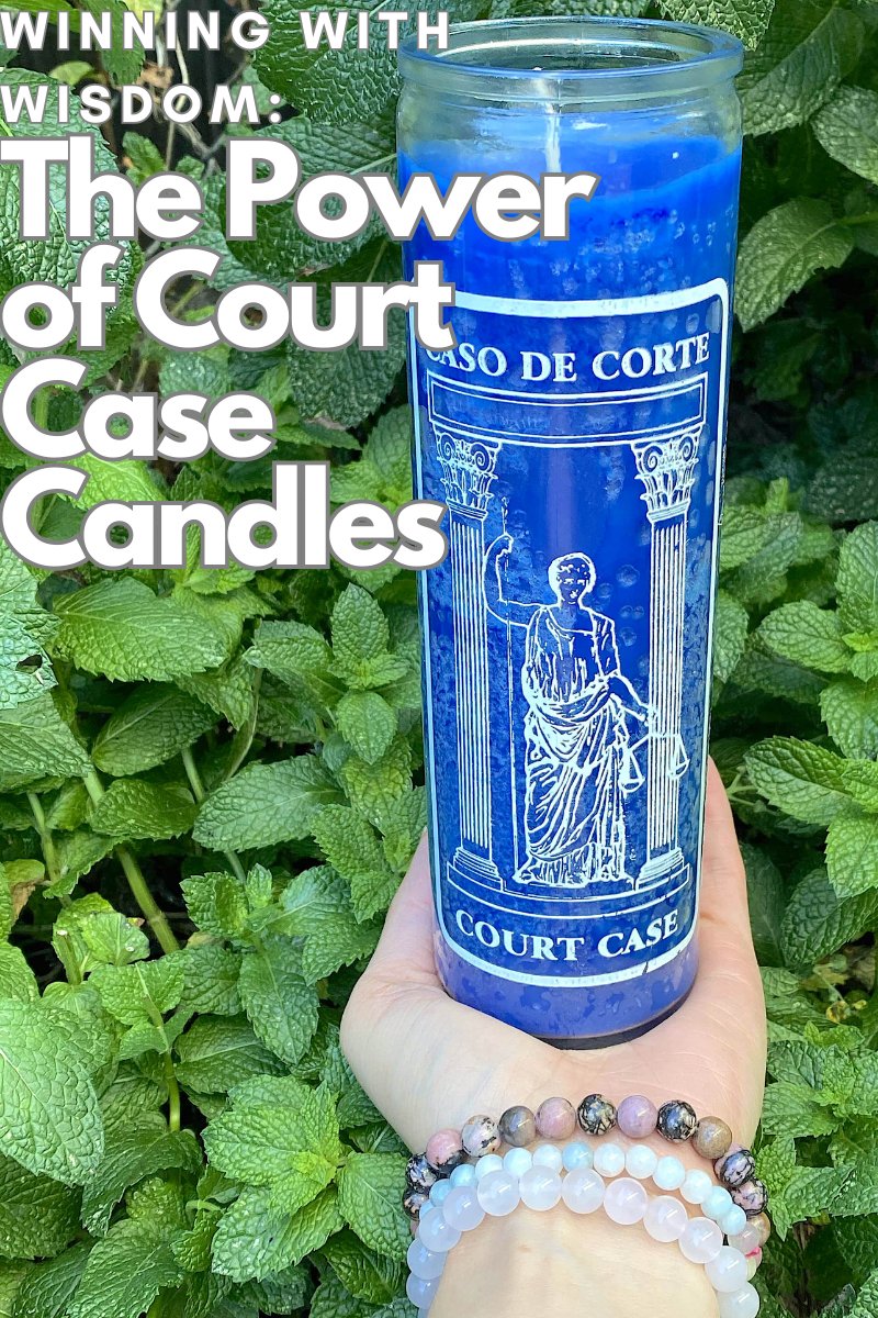 Winning with Wisdom: The Power of Court Case Candles - Shop Cosmic Healing 