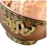 Assorted Designs Copper Offering Bowl 3"D