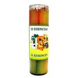 33 Essences Cocktail Candle (Veladora Preparada 33 Escencias) to overcome any impossible obstacles you are facing. - Shop Cosmic Healing