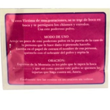 Shut Up Poeder (Tapa Bocas Polvo Espiritual) Zakje 1 oz