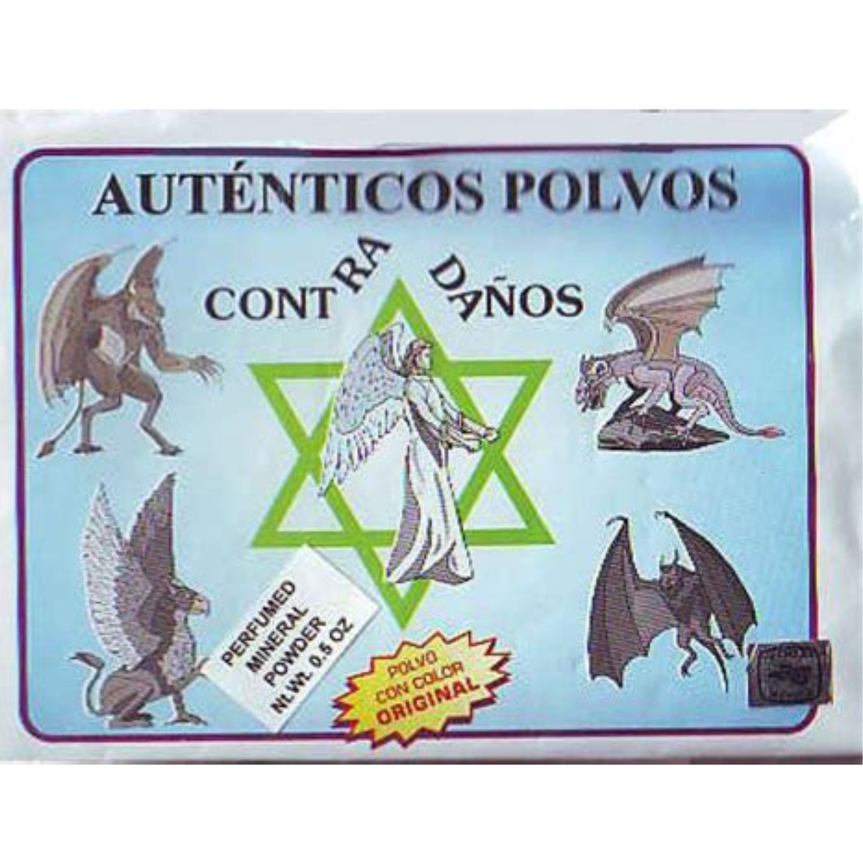 Auténticos Polvos Against Harm Spiritual Sachet Powder (Polvo Espiritual Contra Daños)