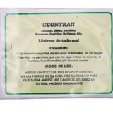 Zwarte Kip (Polvo Gallina Negra) Zakje Poeder 1/2 oz Tegen Boze Oog, Hexes, Vijanden en Jinxes