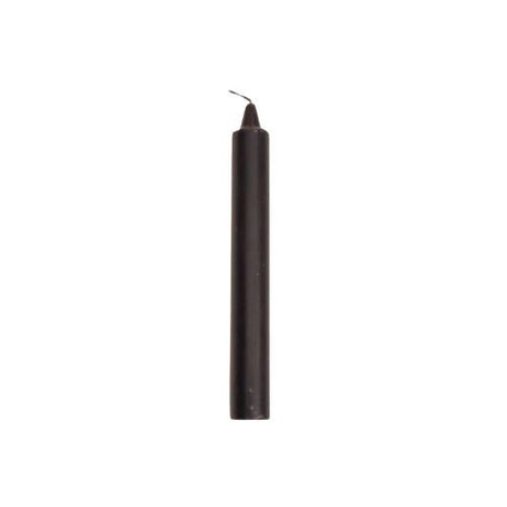 6" Black Taper Candle - Shop Cosmic Healing