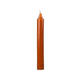 6" Brown Taper Candle for Earth, Stability, Grounding, Court Case etc. - Shop Cosmic Healing