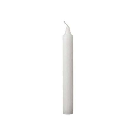 6" White Taper Candle for Spiritual Growth, Purity, Peace, Harmony, Truth, etc. - Shop Cosmic Healing