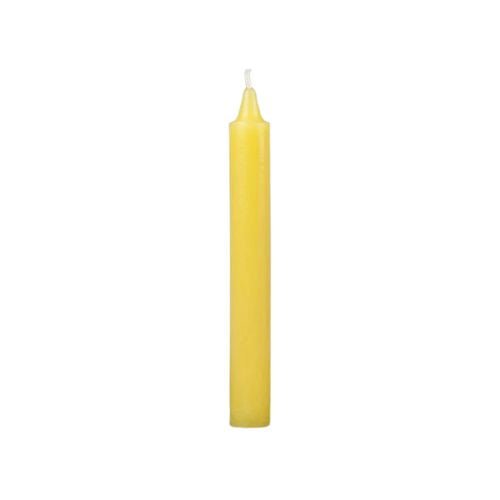 6" Yellow Taper Spell Candle for Success, Solar Plexus, Clarity, Confidence, Communication - Shop Cosmic Healing