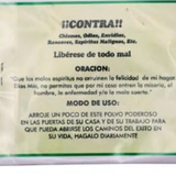 Zwarte Kip (Polvo Gallina Negra) Zakje Poeder 1/2 oz Tegen Boze Oog, Hexes, Vijanden en Jinxes