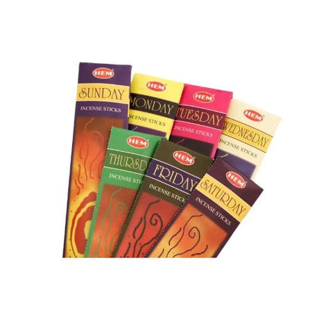 7 Days HEM Incense 20 Sticks (Incienso de 7 días) for good luck, joy, clairyoance - Shop Cosmic Healing